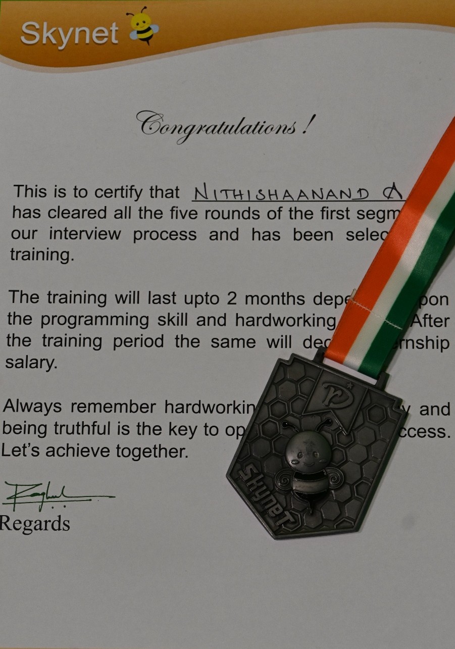 Internship Certificate